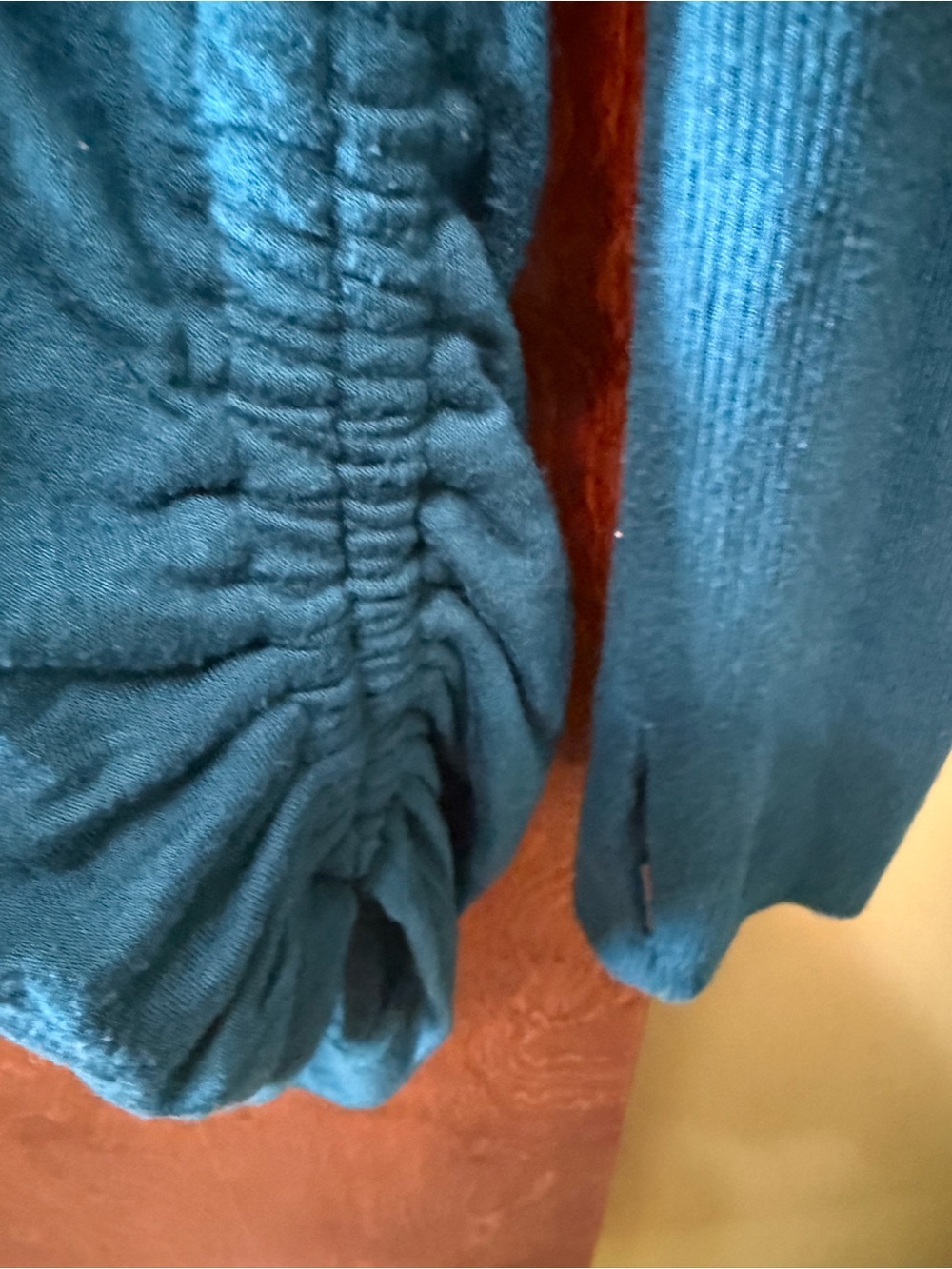 Athleta Teal Crewneck Long Sleeve Top - Picture 4 of 5